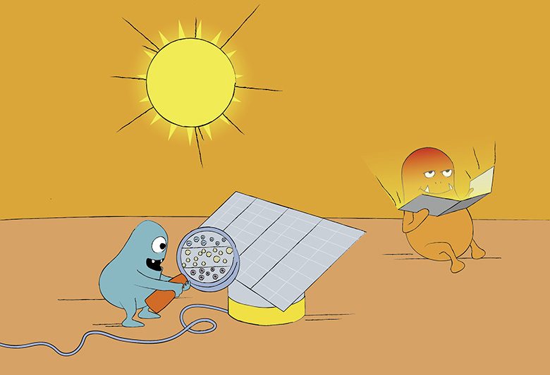 Wie funktioniert eine Solarzelle?
