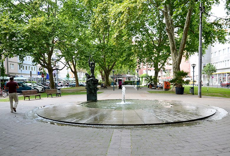 Die Brunnen auf dem Ludwigsplatz machen Lust auf Sommer