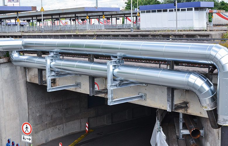 Fernwärme für Ludwigshafen-Süd fließt durch den Posttunnel