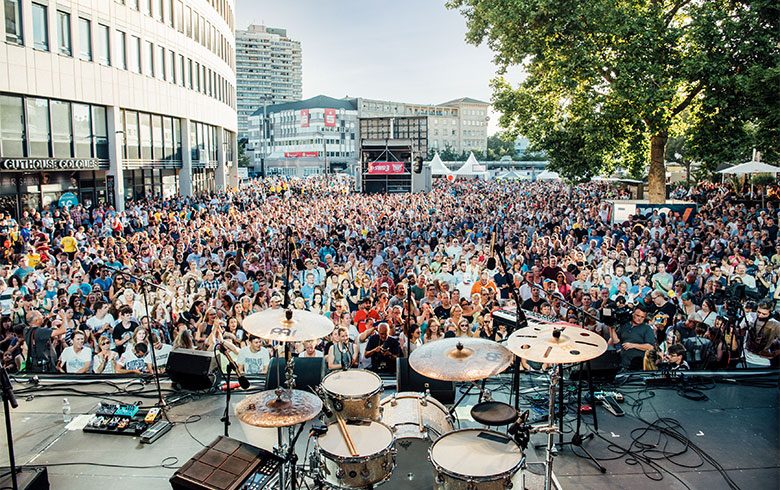 Party und Sport beim Stadtfest Ludwigshafen