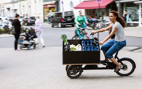 Lastenräder testen an der Rhein-Galerie