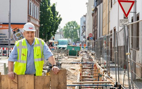 Straßenbahnlinie 10: TWL modernisiert Leitungen