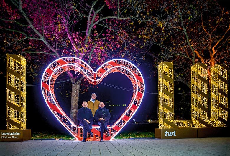 Lichterzauber setzt Ludwigshafen in Szene