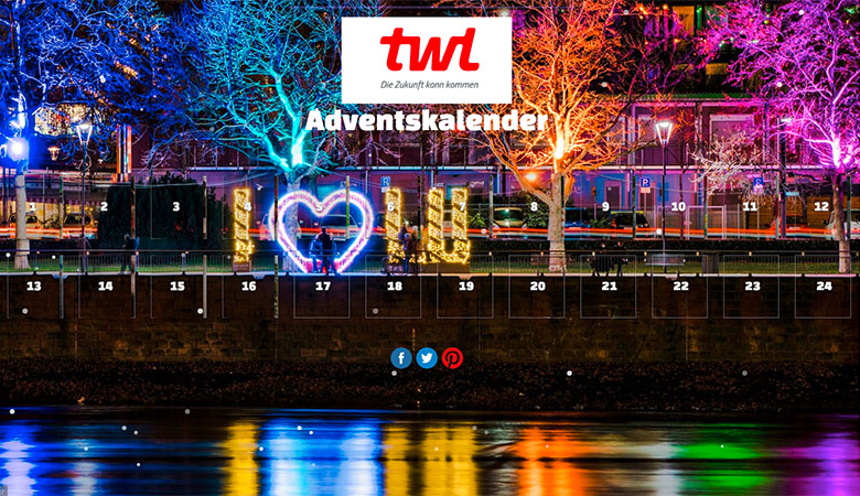 Im Adventskalender von TWL stecken viele Überraschungen