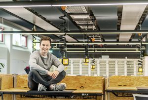 Patrik Nahler ist Gründer im Freischwimmer Ludwigshafen.