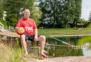 Begeistert Kinder für den Wasserball: Andreas Görge ist Jugendwart beim WSV Ludwigshafen.
