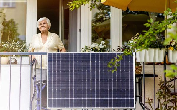 Grüner Strom vom Balkon