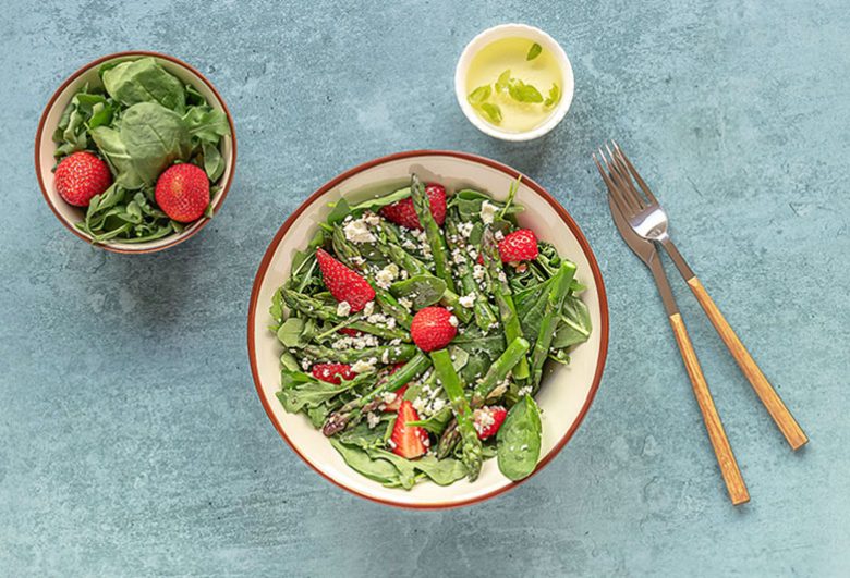 FRÜHLINGSHAFTER  SPARGELSALAT