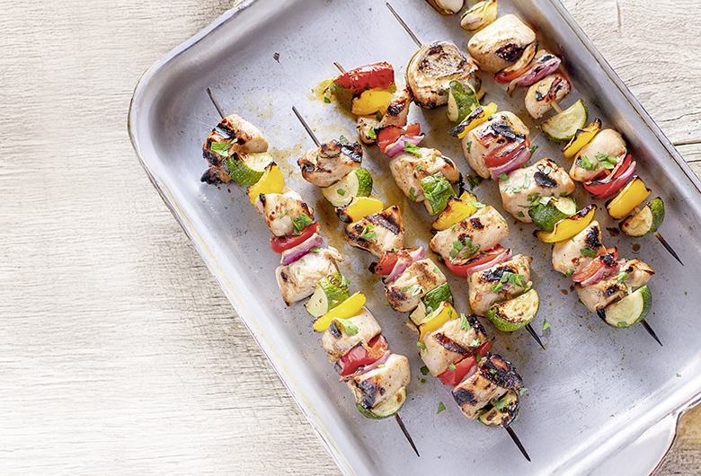 GRILLSPIESSE MIT HAUSGEMACHTER MARINADE