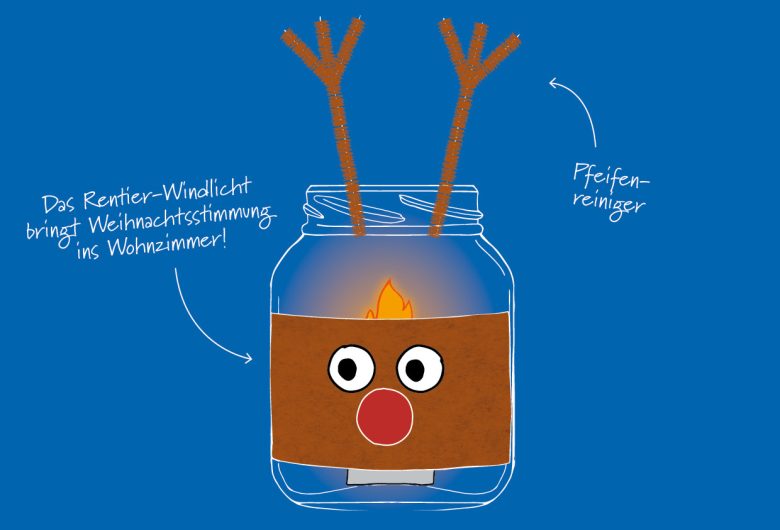 Rentier-Windlicht