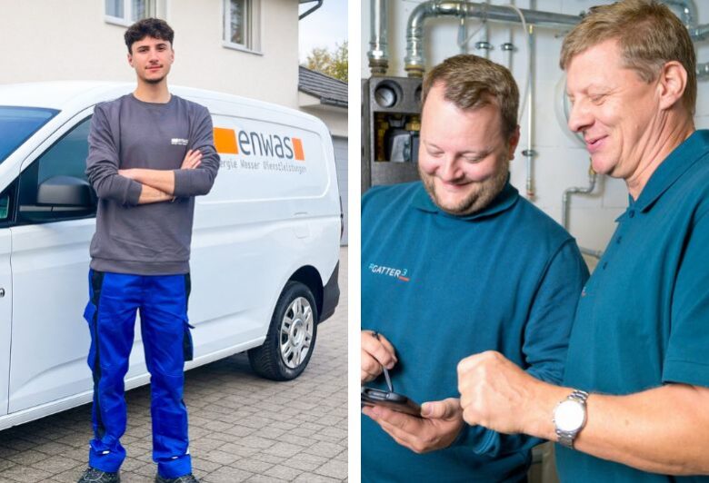 DIENSTLEISTER HELFEN BEI ZÄHLERWECHSEL