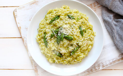 SPARGEL-RISOTTO MIT PARMESAN