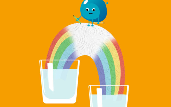 Wachsender Regenbogen