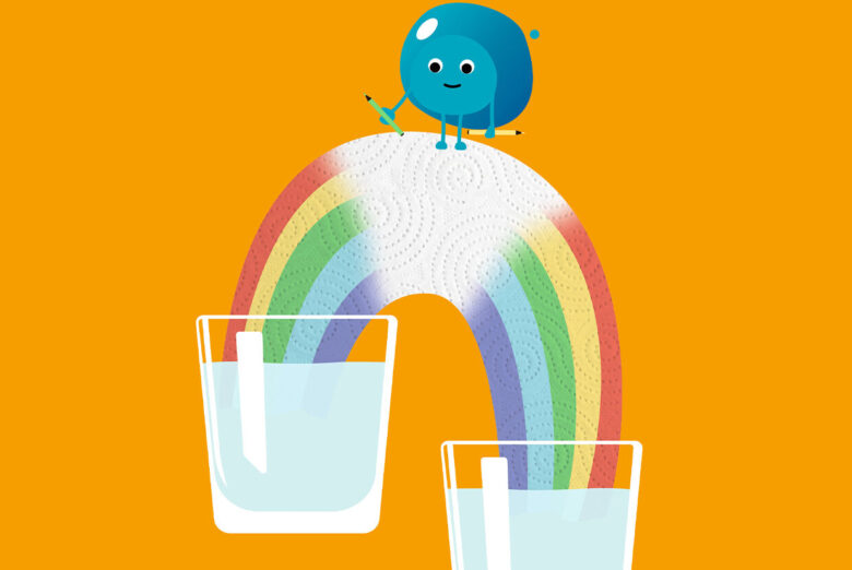 Wachsender Regenbogen